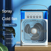 Mini Air Cooler Fan With Evaporative Cooling | Portable Household Air Conditioner 3 Speed | Random Colour