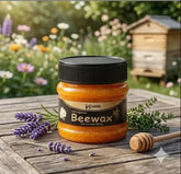 Natural Beewax - Premium Wood Seasoning & Furniture Polish for Restoration and Protection